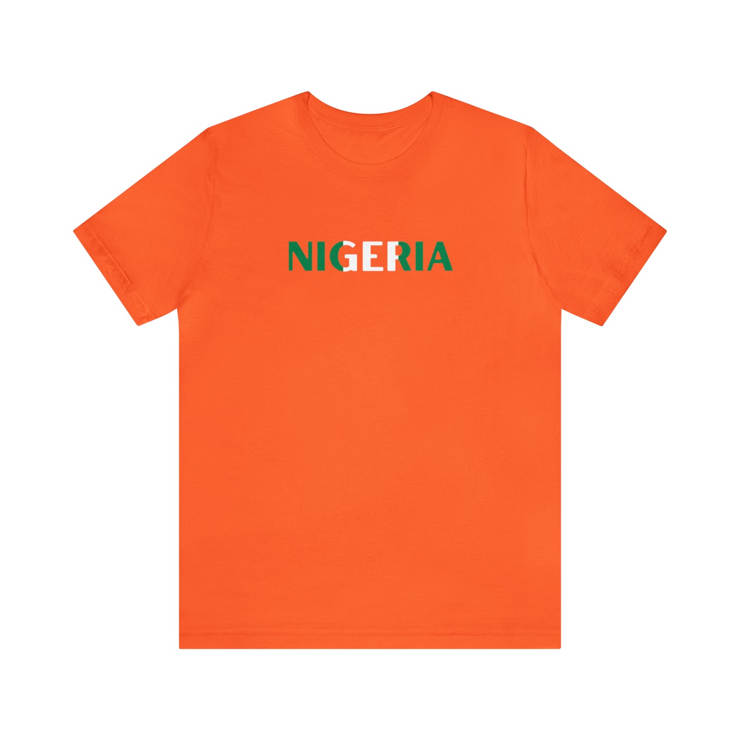 Nigeria Flag Unisex Short Sleeve T-shirt