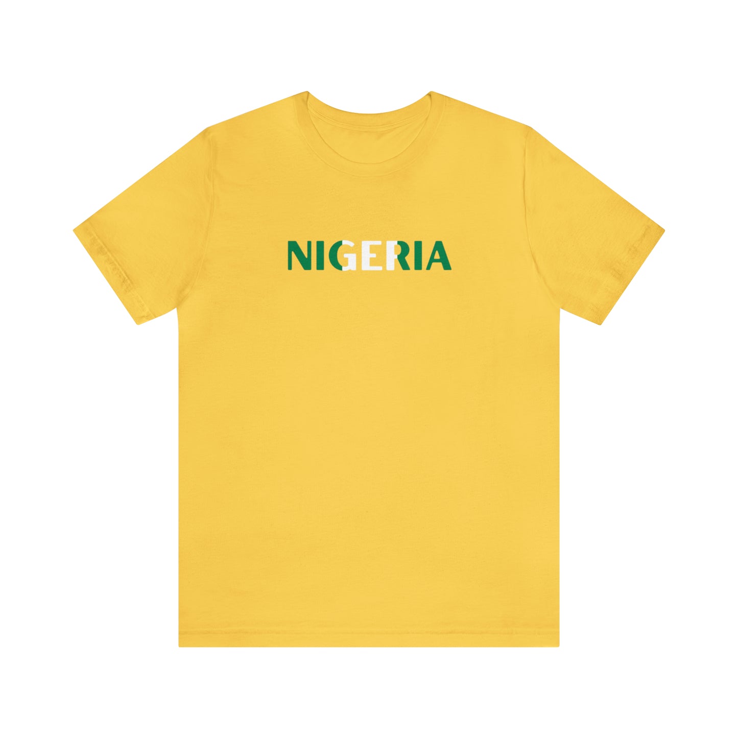 Nigeria Flag Unisex Short Sleeve T-shirt