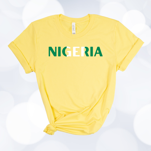 Nigeria Flag Unisex Short Sleeve T-shirt